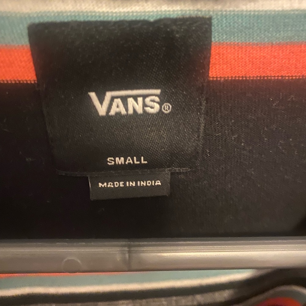 Vans Striped Shirt Black Red White
